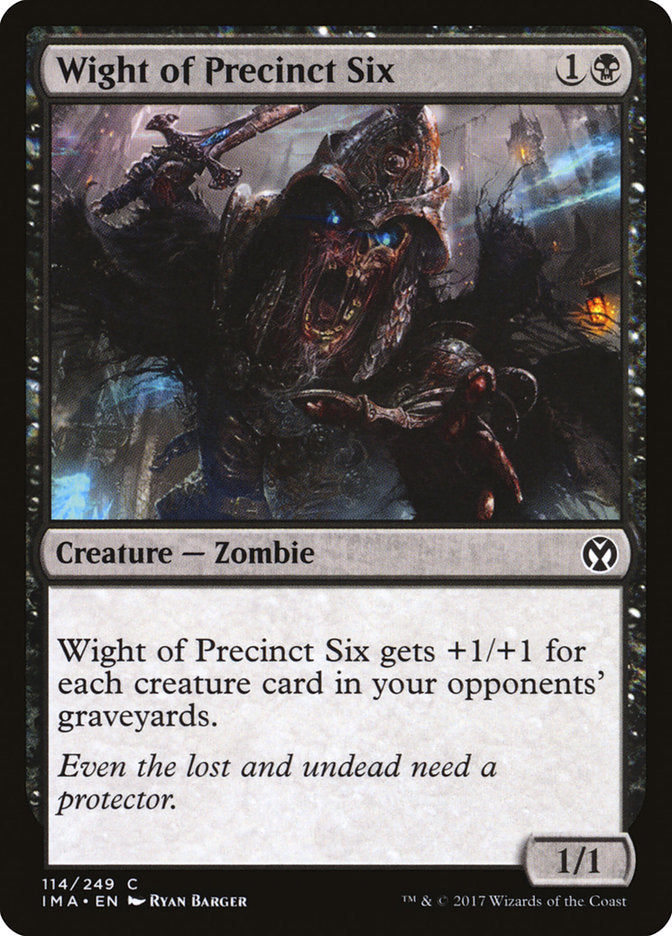 Wight of Precinct Six - Iconic Masters - Magic The Gathering