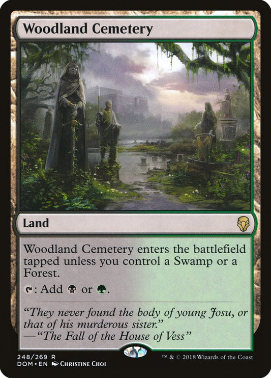 woodland cemetery - Magic The Gathering - dominaria dom-248
