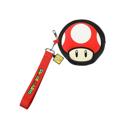 Super Mario: Super Mushroom Wristlet Coin Pouch
