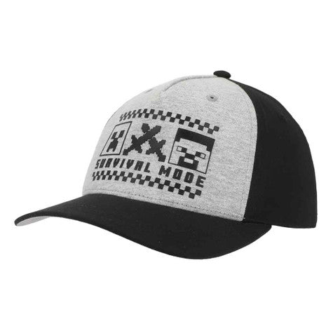 Hat Snapback Youth: Minecraft - Survival (Pre-Curved)