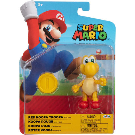 World of Nintendo: 4" Figures Wave 25 -  Red Koopa Troopa