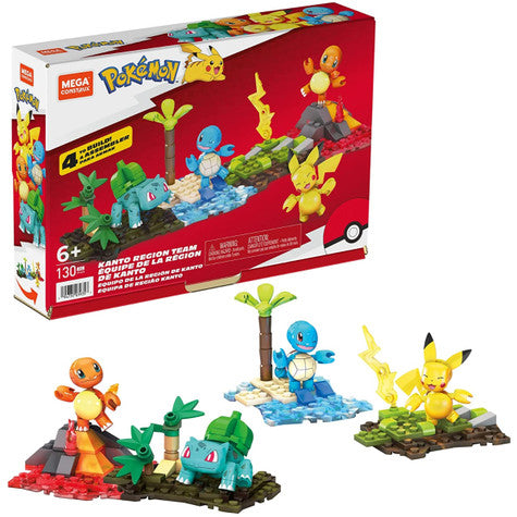 Pokemon Mega Construx: Adventure Builder - Kanto Region Team