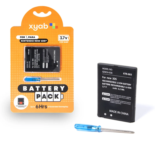 3DS (New) Rechargeable Controller Battery Pack - xyab
