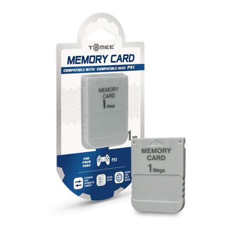 Playstation PS1 / PS2 Memory Card 1MB - Tomee
