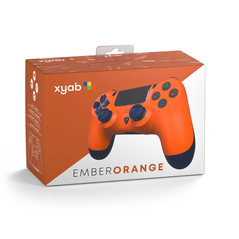 PS4 Wireless Bluetooth Controller: Ember Orange - xyab