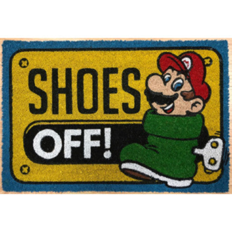 Door Mat: Nintendo - Super Mario Shoes Off