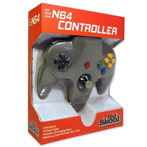 N64 Controller: Grey - Old Skool