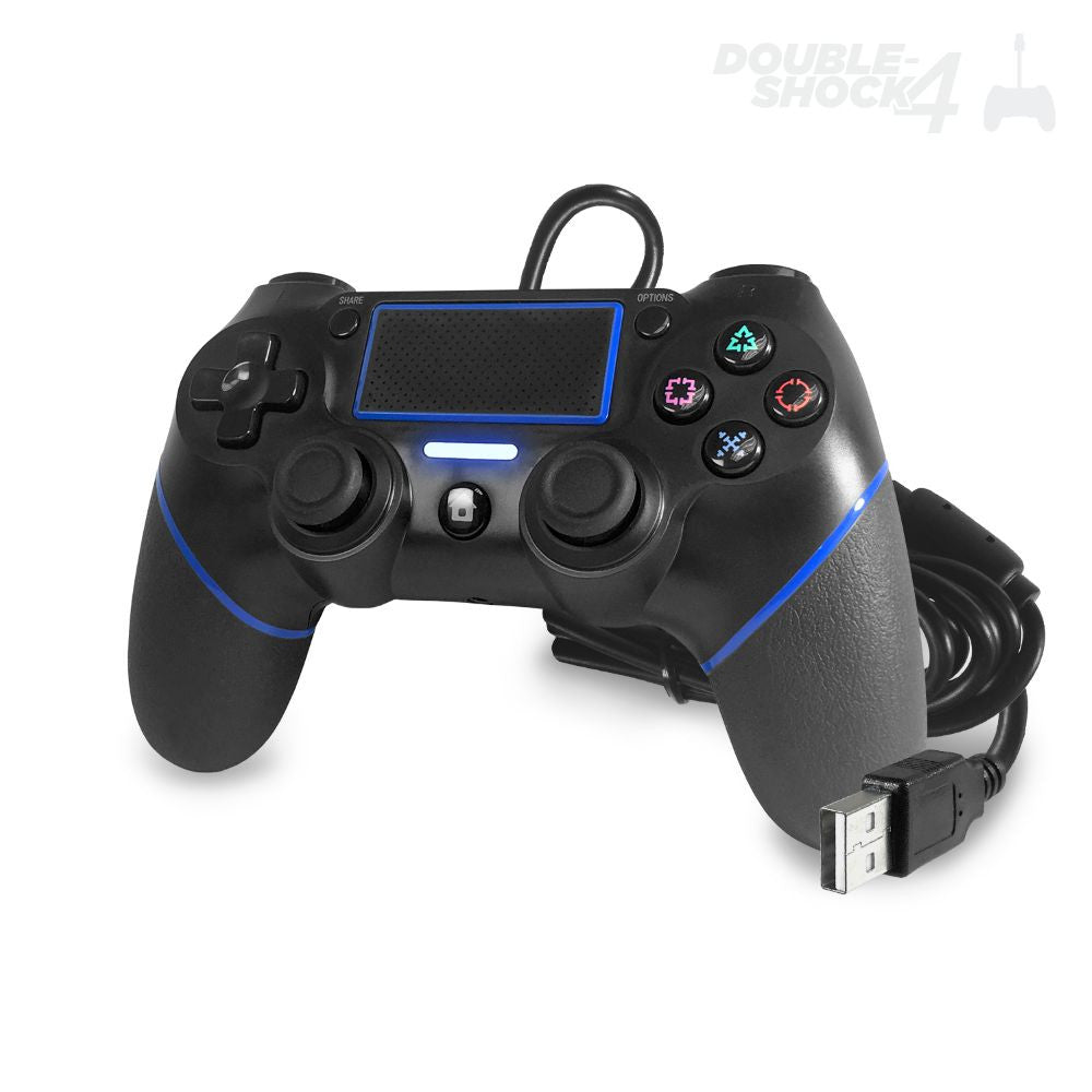 PS4 Wired Controller Black - Old Skool