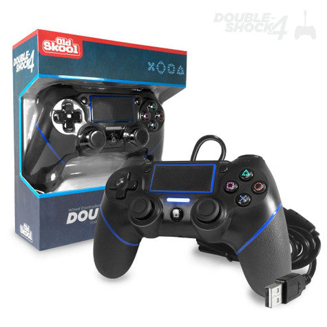 PS4 Wired Controller Black - Old Skool