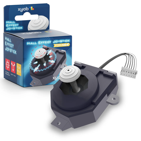 N64 Hall Effect Controller Joystick Assembly - xyab