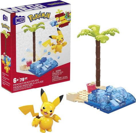 Pokemon Mega Construx: Adventure Builder - Pikachu's Beach Splash