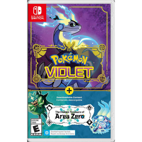 Pokemon Violet + The Hidden Treasure of Area Zero Bundle (Game+DLC) - Switch