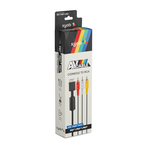 PS1 / PS2 / PS3 AV Cable - xyab