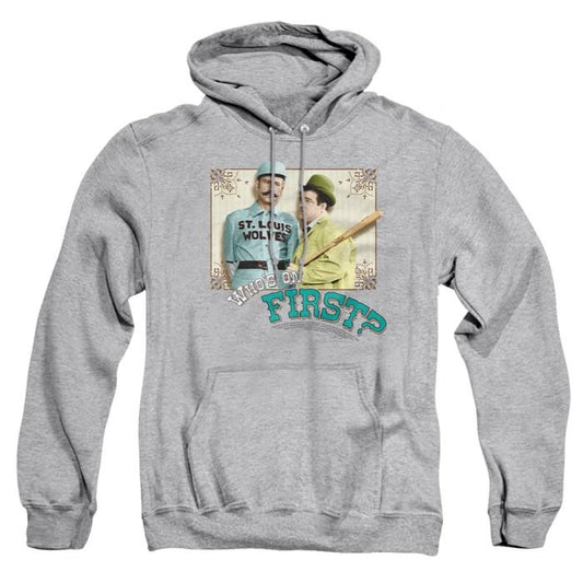 Abbott & Costello Whos On First Adult Pullover Hoodie