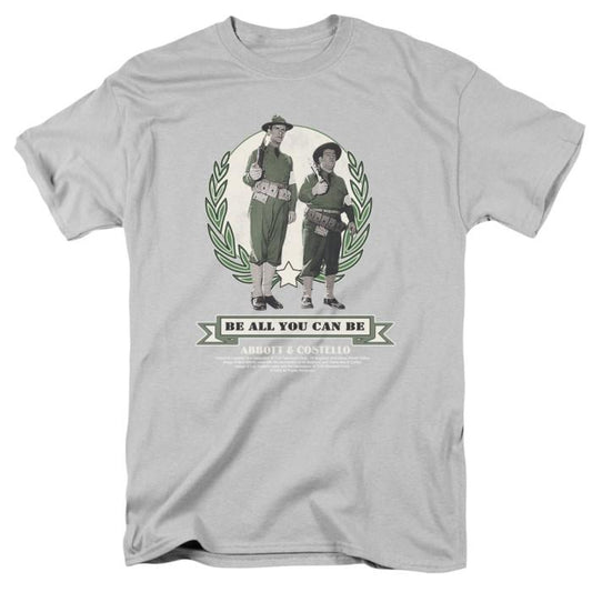 Abbott & Costello Be All You Can Be Adult Regular Fit Short Sleeve