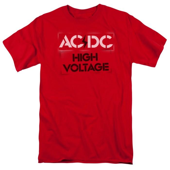 AC/DC : High Voltage Stencil