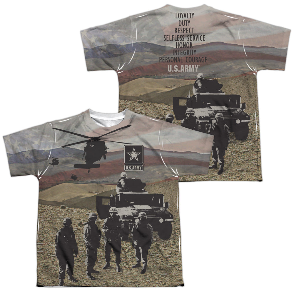 ARMY/VALUES (FRONT/BACK PRINT)