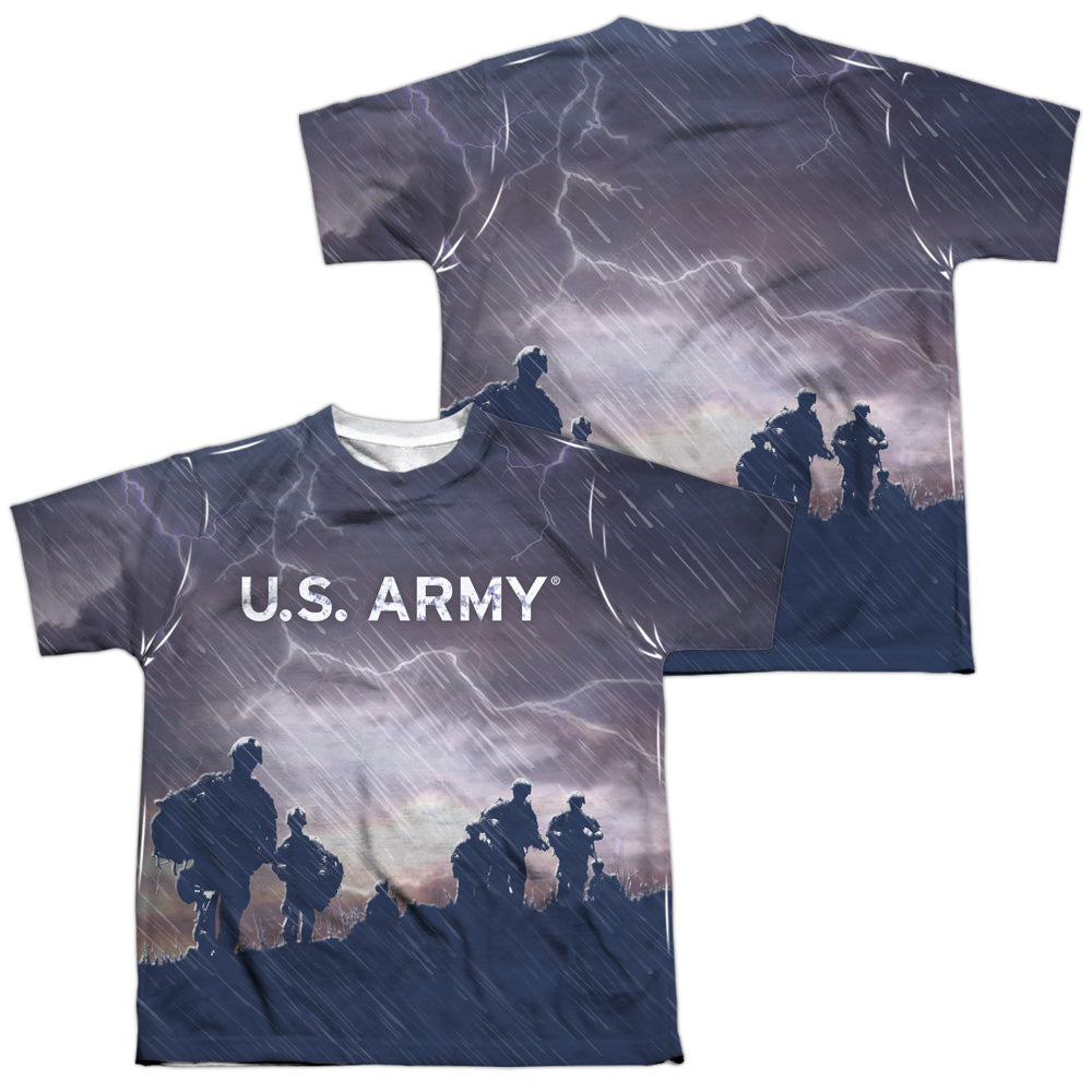 ARMY/UP HILL (FRONT/BACK PRINT)