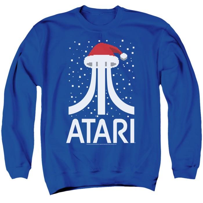 Atari : Christmas Pixel Santa Hat Logo
