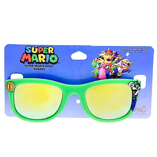 Arkaid Kids Sunglasses: Super Mario: Luigi - Green Framed