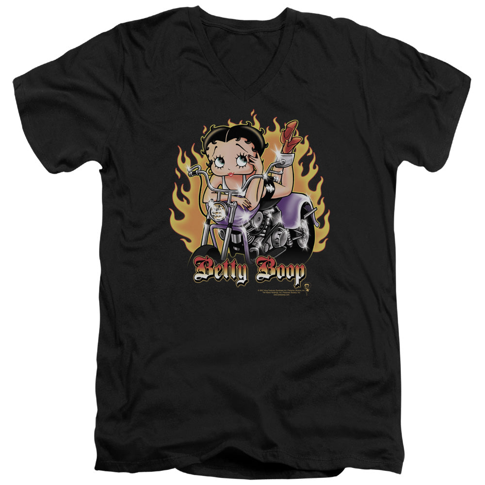BETTY BOOP/BIKER FLAMES BOOP