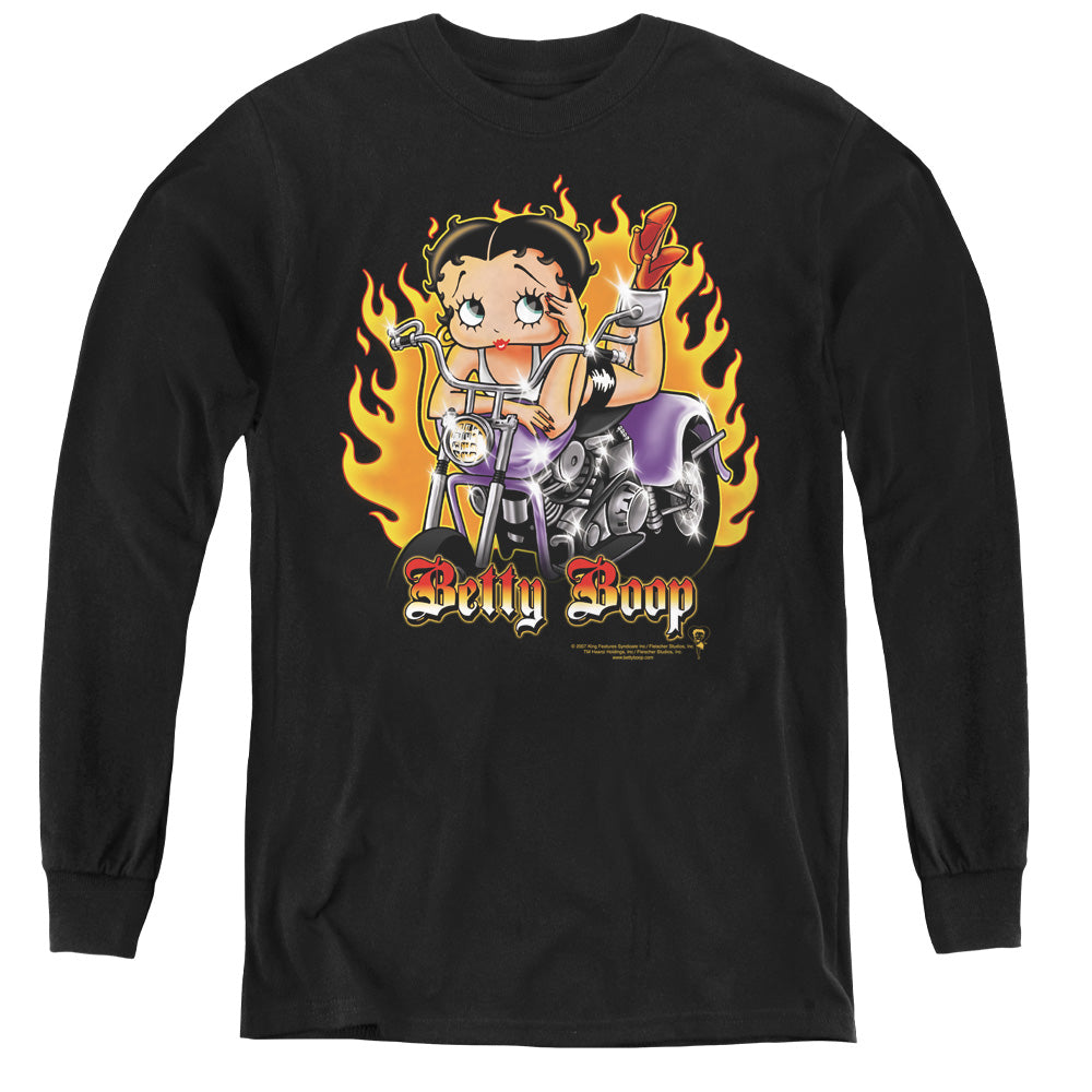 BETTY BOOP/BIKER FLAMES BOOP