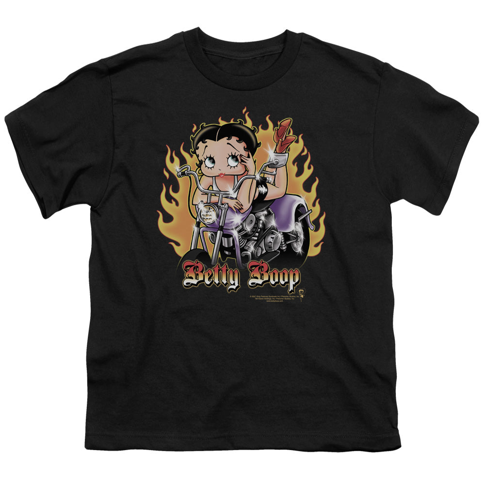 BETTY BOOP/BIKER FLAMES BOOP