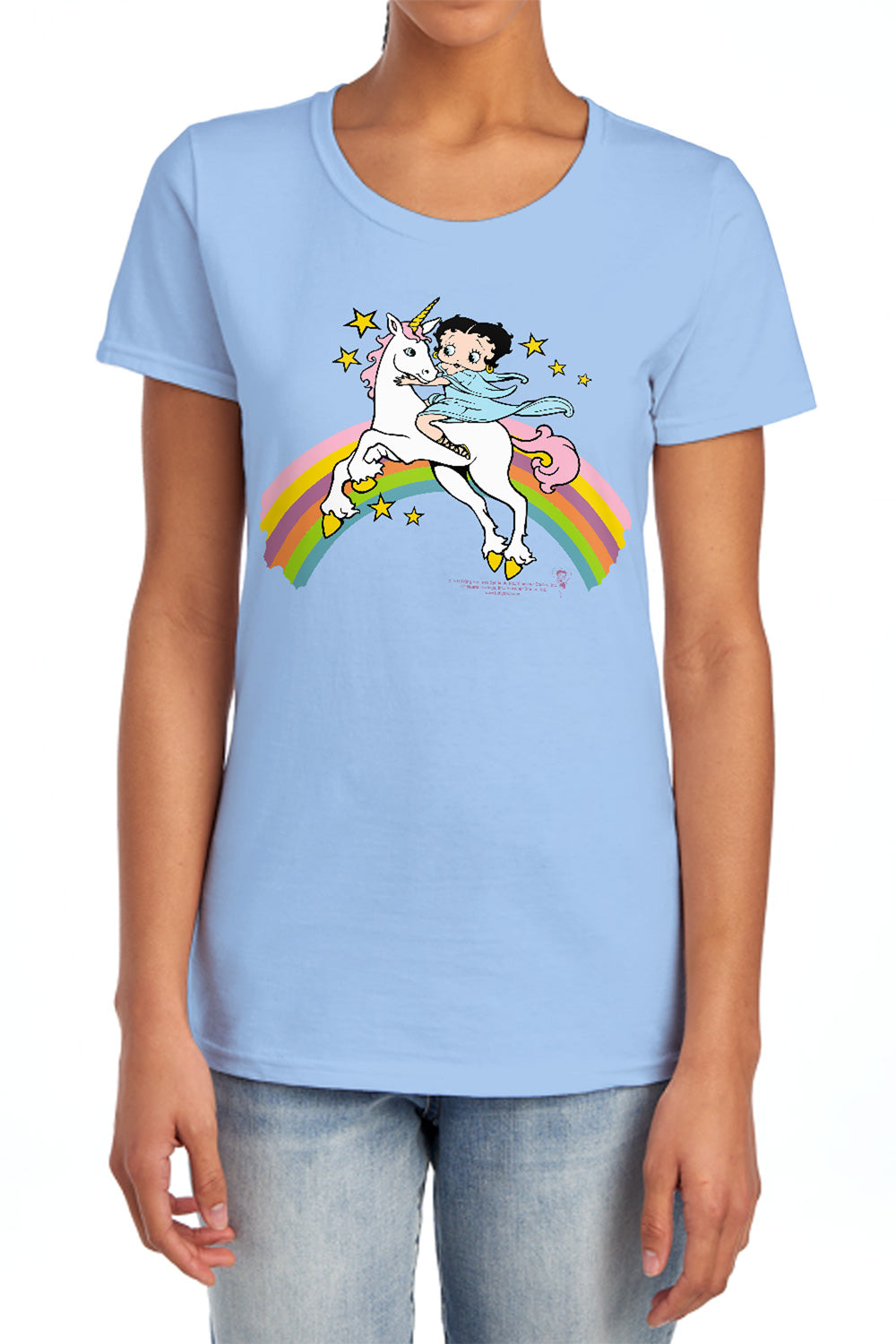BETTY BOOP/UNICORN & RAINBOWS