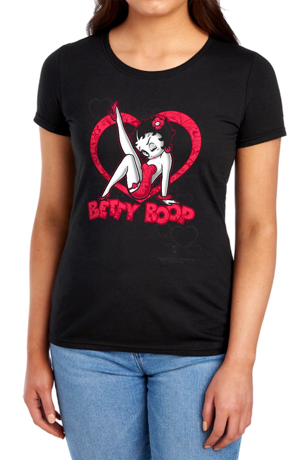 BETTY BOOP/SCROLLING HEARTS