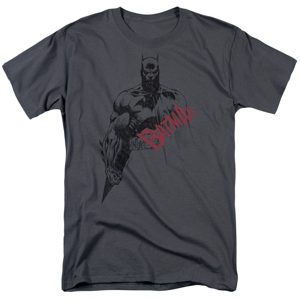 Sketch Bat Red Logo