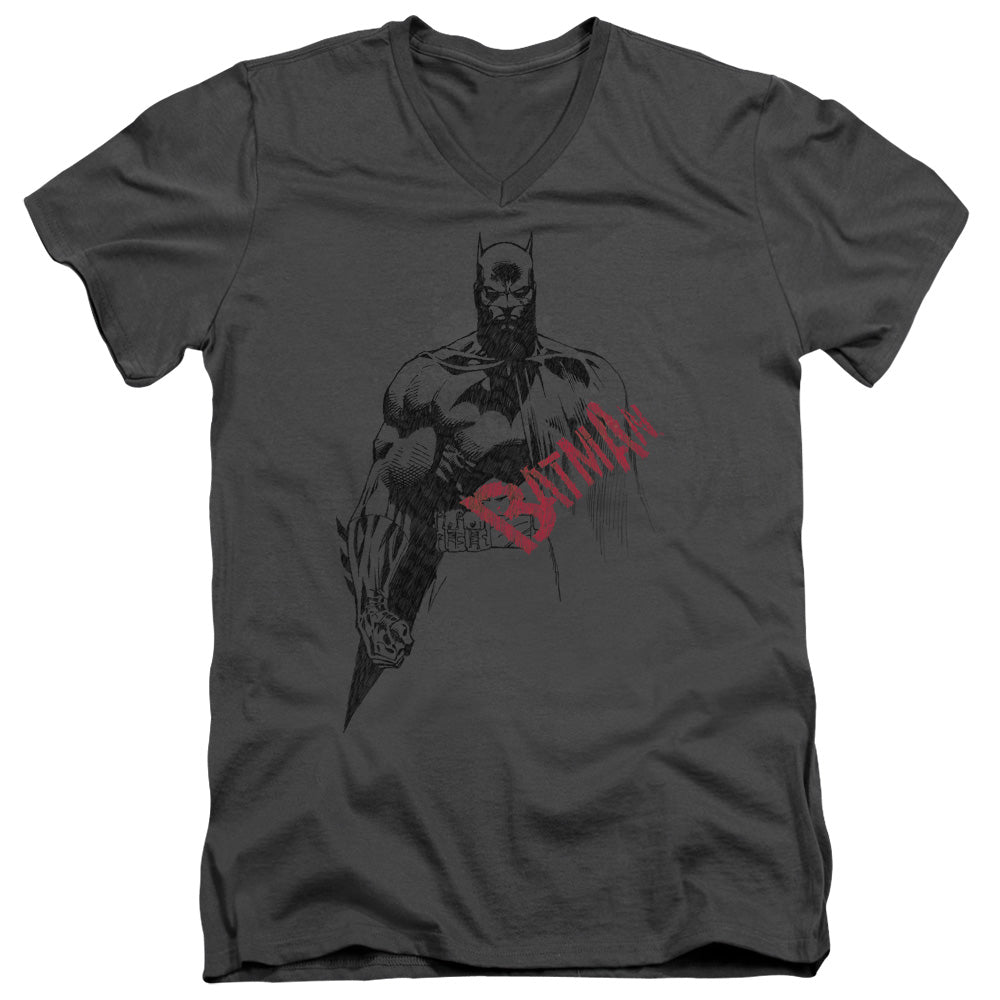 Sketch Bat Red Logo