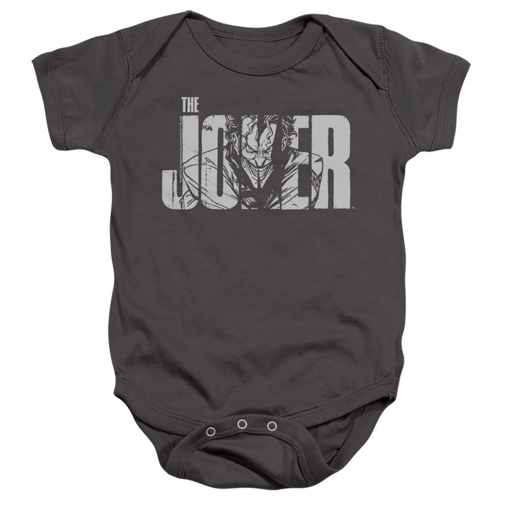 Joker Text On Gray