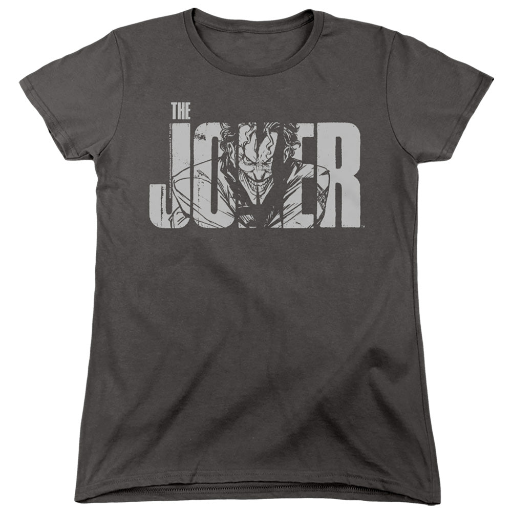 Joker Text On Gray