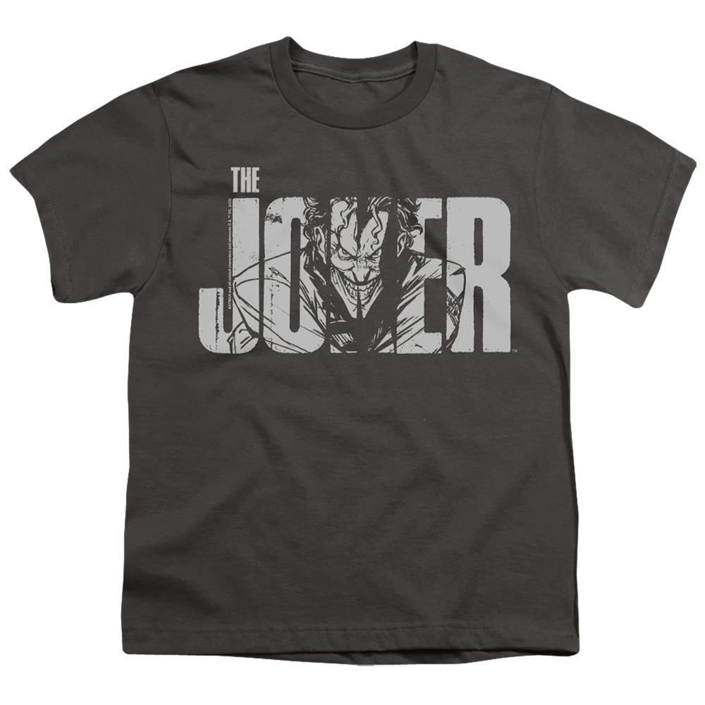Joker Text On Gray