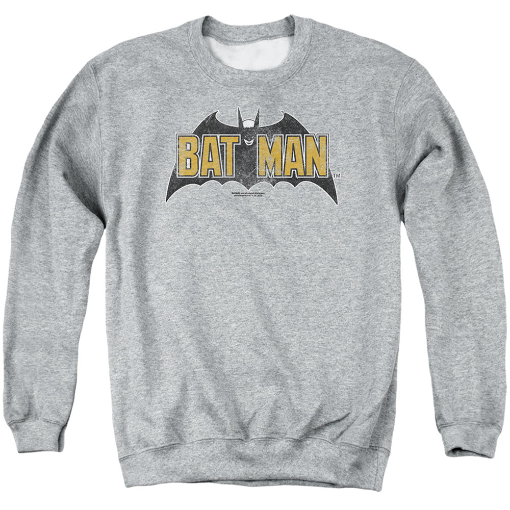 Vintage Bat Logo On Gray