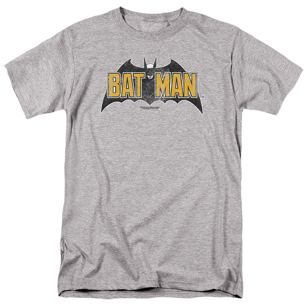 Vintage Bat Logo On Gray