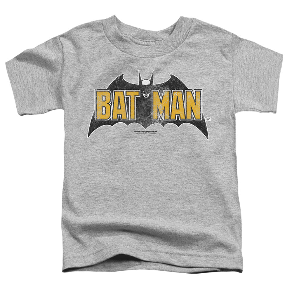 Vintage Bat Logo On Gray