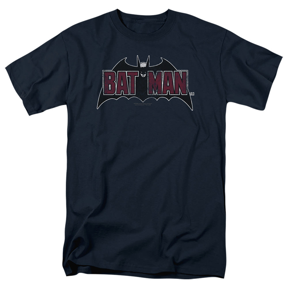 Vintage Bat Logo On Navy