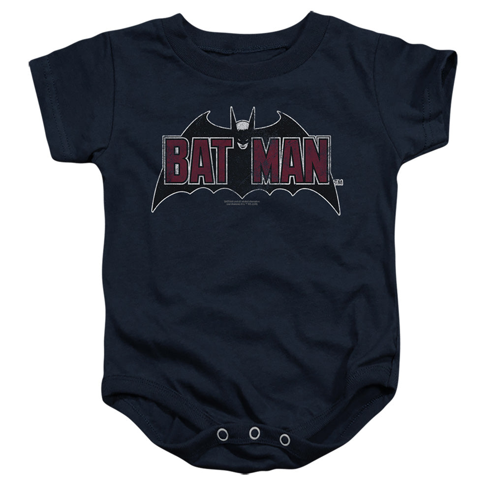 Vintage Bat Logo On Navy