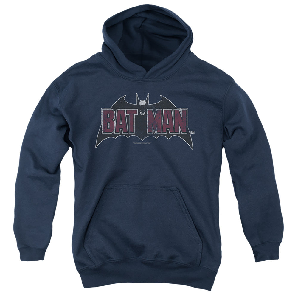 Vintage Bat Logo On Navy