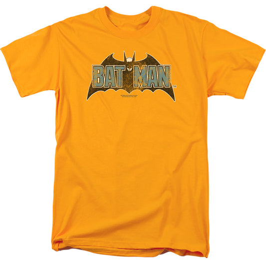 Vintage Bat Logo On Gold