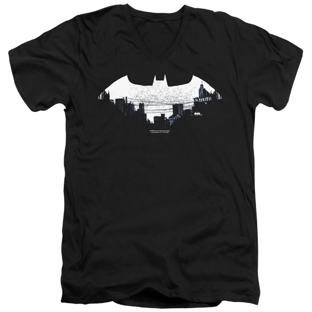 Bat Logo Cityscape