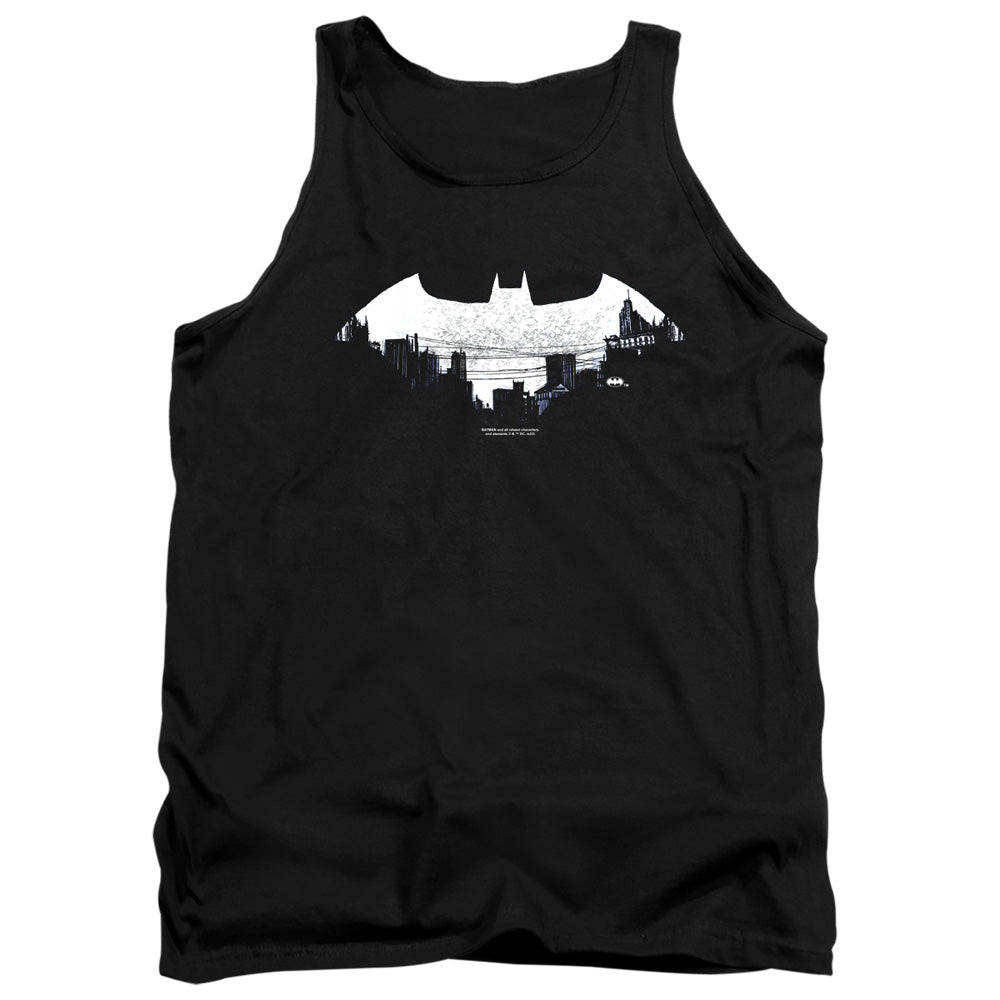 Bat Logo Cityscape