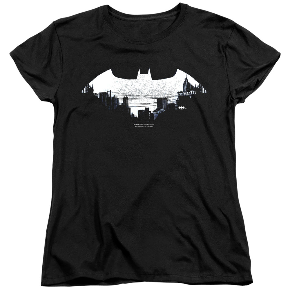 Bat Logo Cityscape