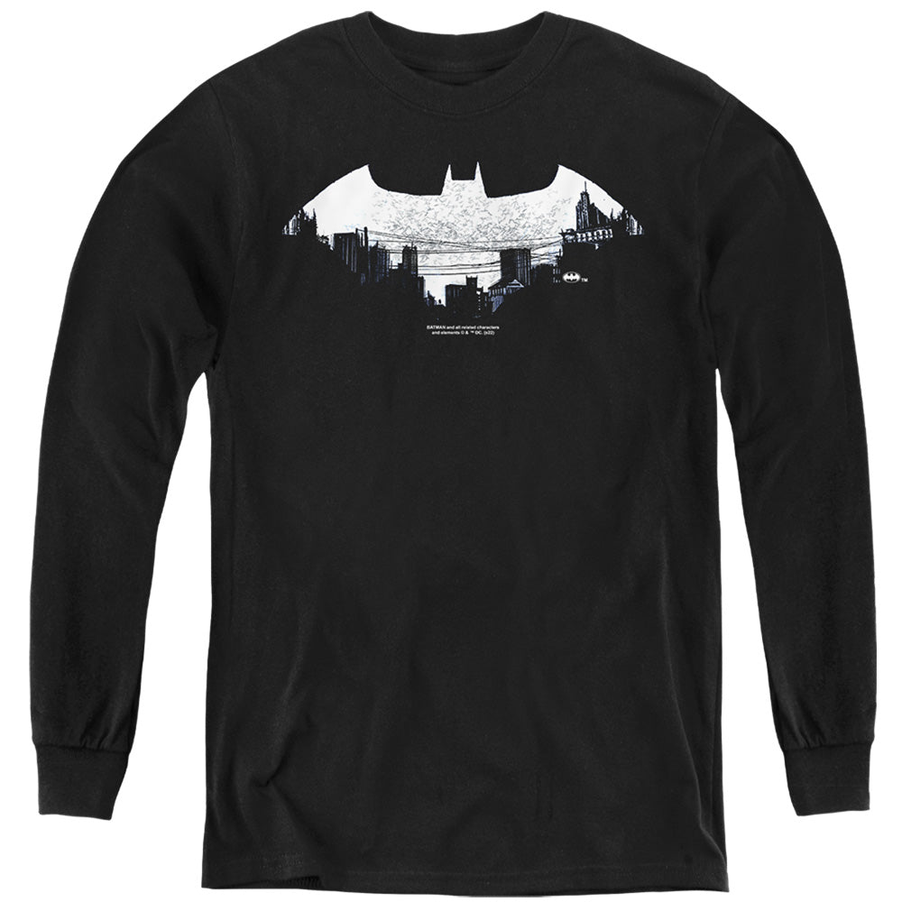 Bat Logo Cityscape