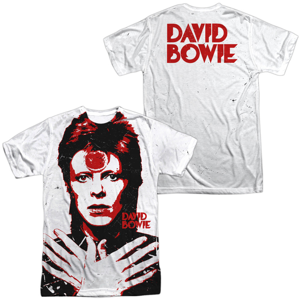 DAVID BOWIE/PIERCING GAZE (FRONT/BACK PRINT)