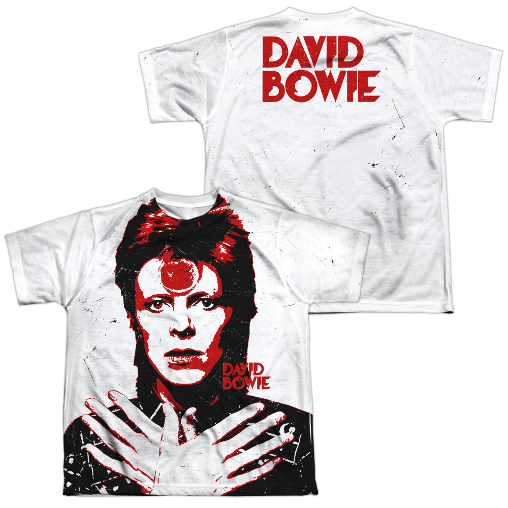 DAVID BOWIE/PIERCING GAZE (FRONT/BACK PRINT)