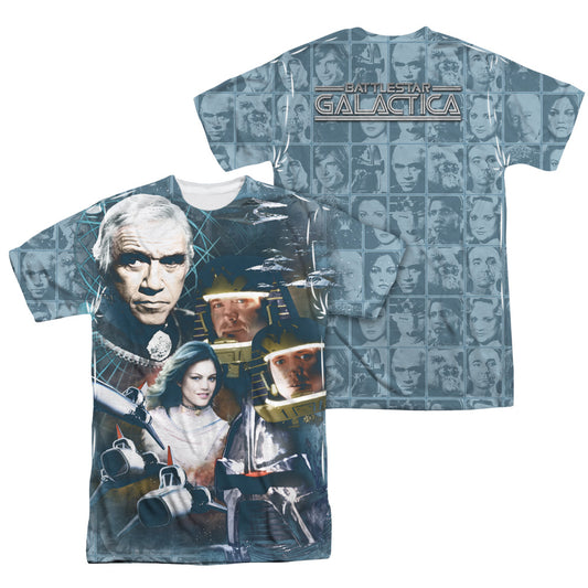 BSG(CLASSIC)/BATTLESTAR COLLAGE (FRONT/BACK PRINT)