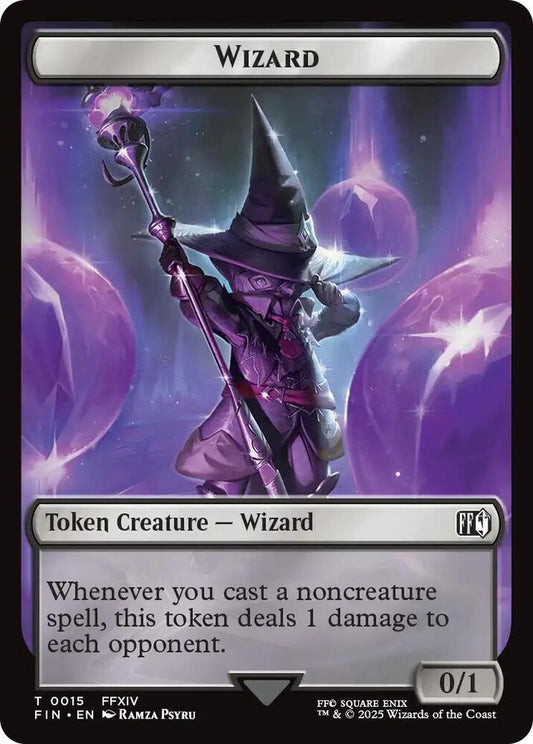 Bird (0017) // Wizard (0015) Double-Sided Token