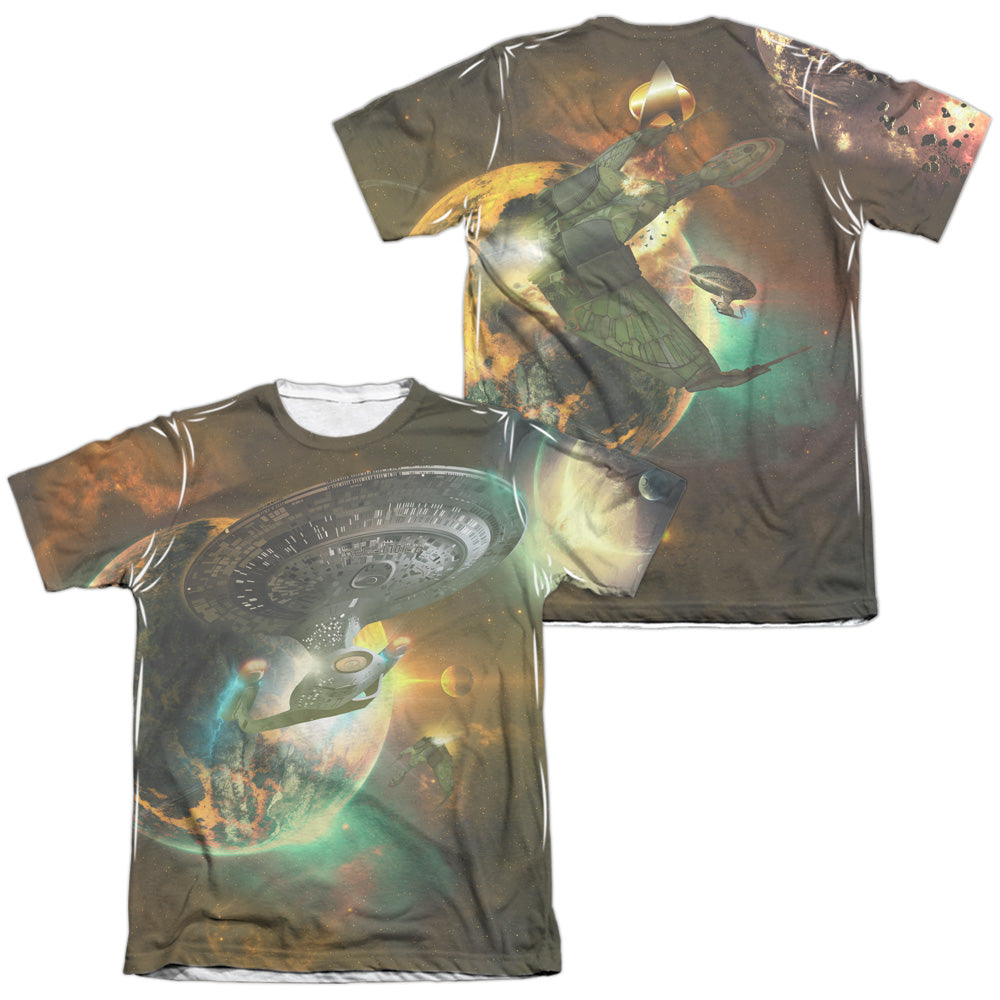 STAR TREK/BATTLE SHIPS (FRONT/BACK PRINT)